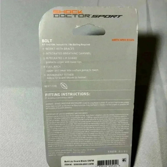 New in package, shock doctor custom fit mouth guard, #G267 - Picture 3 of 5